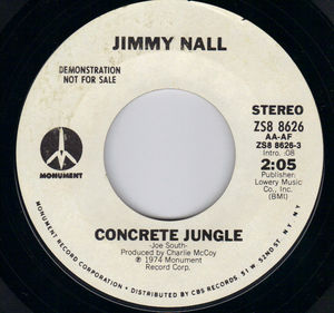 JIMMY NAIL, CONCRETE JUNGLE / PROMO PRESSING