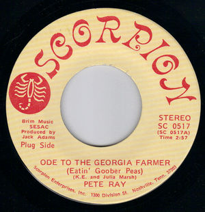 PETE RAY, ODE TO THE GEORGIA FARMER / OLD RED - PROMO PRESSING