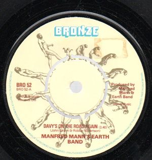 MANFRED MANNS EARTH BAND, DAVY'S ON THE ROAD AGAIN / BOUILLABAISSE