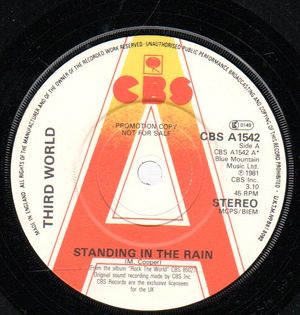 THIRD WORLD, STANDING IN THE RAIN / DUBB MUSIC - PROMO PRESSING