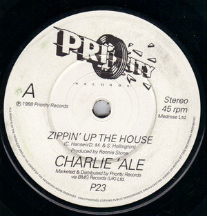CHARLIE ALE, ZIPPIN UP THE HOUSE / INSTRUMENTAL