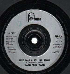 WAS NOT WAS, PAPA WAS A ROLLING STONE / BALLAD OF YOU 