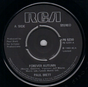 PAUL BRETT, FOREVER AUTUMN / THE BISHOP WENT DOWN TO FULHAM