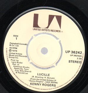 KENNY ROGERS, LUCILLE / TILL I GET IT RIGHT 