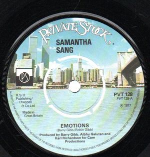 SAMANTHA SANG , EMOTIONS / WHEN LOVE IS GONE 
