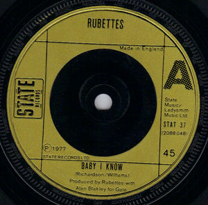 RUBETTES, BABY I KNOW / DANCING IN THE RAIN 