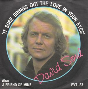 DAVID SOUL, IT SURE BRINGS OUT THE LOVE IN YOUR EYES / A FRIEND OF MINE