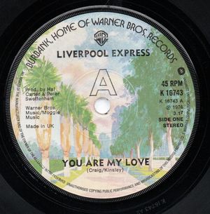 LIVERPOOL EXPRESS, YOU ARE MY LOVE / NEVER BE THE SAME BOY 