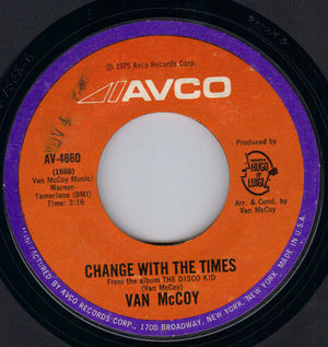 VAN McCOY, CHANGE WITH THE TIMES / GOOD NIGHT BABY 