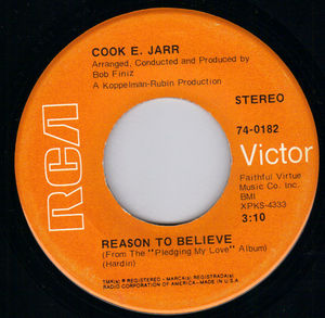 COOK E JARR , REASON TO BELIEVE / DO YOU BELIEVE IN MAGIC 