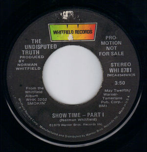 UNDISPUTED TRUTH , SHOWTIME PART 1 - PROMO PRESSING