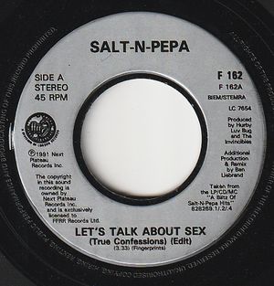 SALT N PEPA, LET'S TALK ABOUT SEX (TRUE CONFESSIONS) / (SUPER CRISPY MIX)