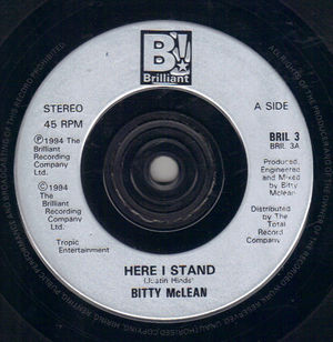 BITTY McLEAN, HERE I STAND / DON'T BE CONFUSED
