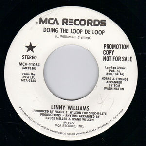 LENNY WILLIAMS , DOING THE LOOP DE LOOP - PROMO PRESSING
