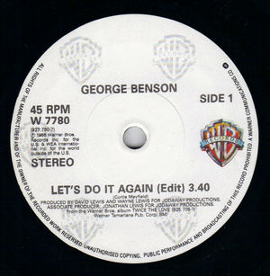 GEORGE BENSON  , LET'S DO IT AGAIN / LETS GO