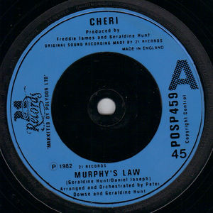 CHERI, MURPHYS LAW / ANYTHING IS POSSIBLE