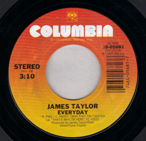 JAMES TAYLOR , EVERYDAY / LIMOUSINE DRIVER