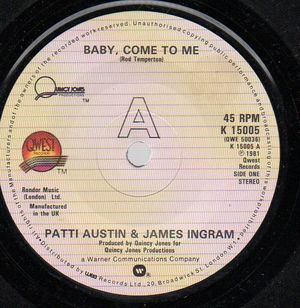 PATTI AUSTIN & JAMES INGRAM, BABY COME TO ME / SOLERO 