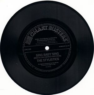 STYLISTICS  , FLEXI DISC - SING BABY SING / LETS PUT IT ALL TOGETHER