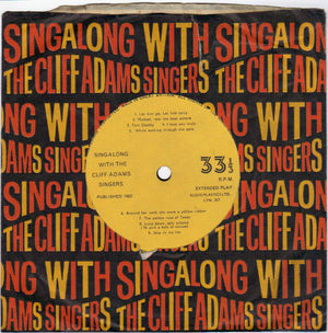 CLIFF ADAMS SINGERS, FLEXI DISC - SINGALONG MEDLEY
