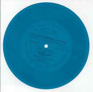 OMD , PRETENDING TO SEE THE FUTURE (LIVE) / SWING SHIFT (FLEXI VER) flexi disc