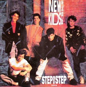 NEW KIDS ON THE BLOCK , STEP BY STEP / VALENTINE GIRL