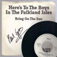 PAUL  , HERE'S TO THE BOYS IN THE FALKLAND ISLES / BRING ON THE SUN