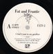 FAT AND FRANTIC , I DONT WANT TO SAY GOODBYE / DARLING DORIS - looks unplayed