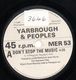YARBROUGH & PEOPLES, DON'T STOP THE MUSIC / YOU'RE MY SONG